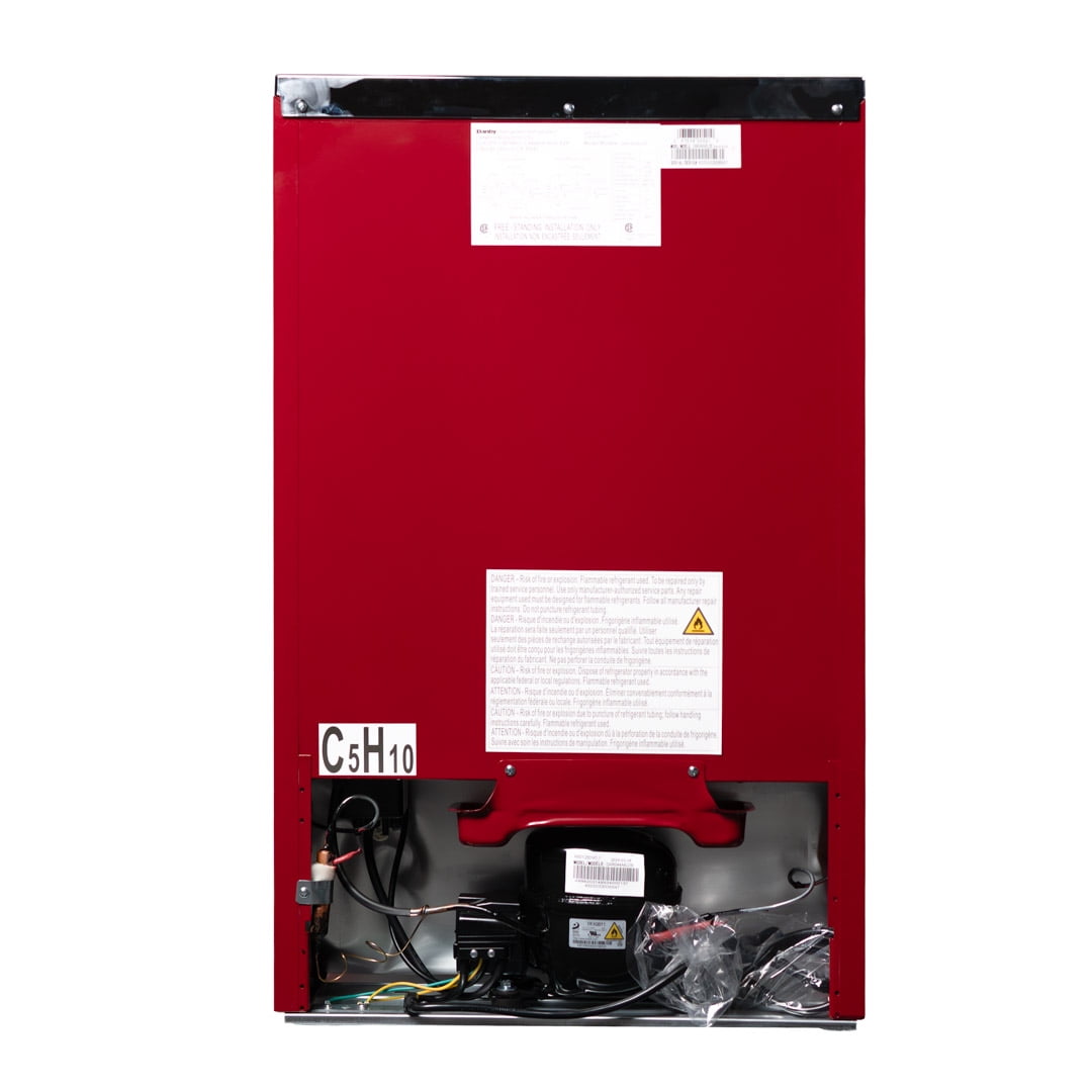 Danby 4.4 cu. ft. Retro Compact Fridge in Metallic Red DAR044A6LDB
