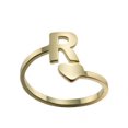 thumbnail image 4 of Fashion 26 English Letter Opening Rings Stainless Steel Girls Love Retro Jewelry, 4 of 9