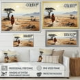thumbnail image 4 of Designart "Wanderer Nomadic in Africa II" African Canvas Wall Art, 4 of 5