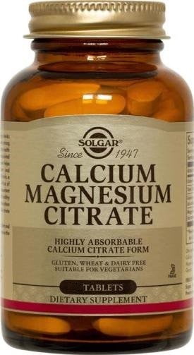 Solgar Calcium Magnesium Citrate 250 Tablets
