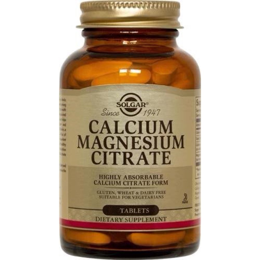 Solgar Calcium Magnesium Citrate 250 Tablets