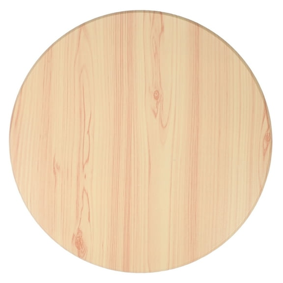 FELTECHELECTR Wood Round Stool Solid Round Wood Stool for Office Stool 1Pcs 11.4x11.4x0.8in