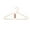 Beige, variant on 6PC Foldable Hanger - Foldable Coat Laundry Hangers, Portable Folding Clothes Hanger for Travel, Folding Hangers Space Saving