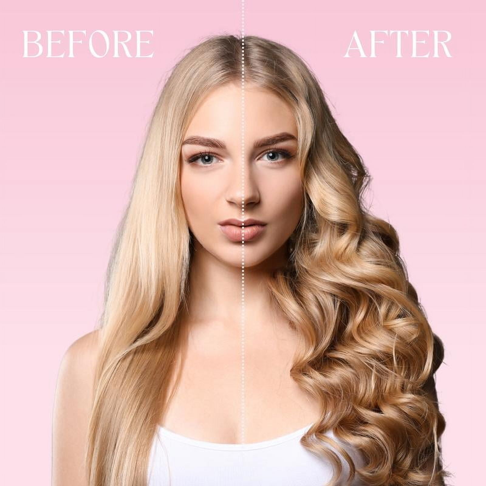 Rotating Curling Iron, Automatic Curling Iron 1.25 Inch Self Rotating Hair Curler with Long Barrel for Beach Curls/Waves, 1.25" Large Barrel Curling Wand for Long Hair, Dual Voltage, Gift for Women