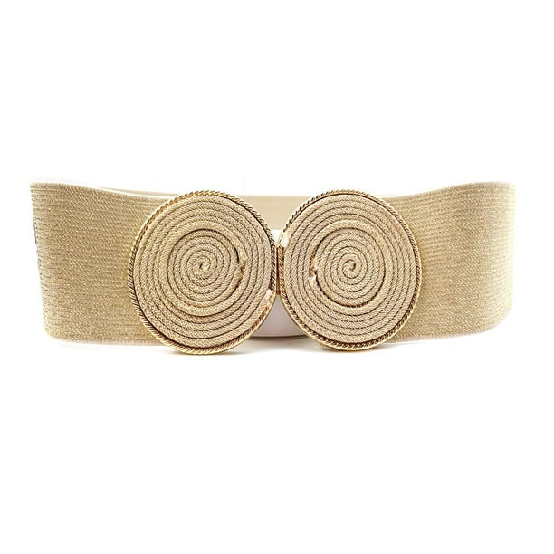 Elastic Belt Cinch Waistband for Lady Belt Waist Sealing Retro Belts