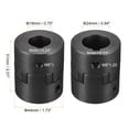 thumbnail image 2 of Uxcell Flexible Coupling Shaft 19mm to 24mm 51mm x 44mm Motor Coupler Joint, 2 of 5