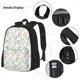 thumbnail image 3 of Balery Floral Mochila Escolar 3 en 1 para Niños - Mochila Resistente con Lonchera Térmica y Estuche - Mochila Escolar para Niños y Niñas, 3 of 7