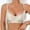 White, variant on iHPH7 Satin Bras for Women Wireless Seamless Plunge Bralette Smooth Silk Feeling Comfort Thin Strap Everyday Bra Green L