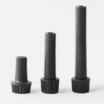 LEORX 12Pcs Lamp Knob Replacement E26 Plastic Turn Switch Extended Handle for Home Lighting