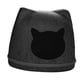 thumbnail image 5 of Cama para gatos de fieltro, escondite tipo cueva extraíble con cremallera, cama cueva portátil con forma de cabeza de gato, camas para gatos de Gris oscuro, 5 of 9