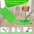 thumbnail image 2 of Reusable Mop Pads Compatible with SwifferSweeper, 6 Pack Wet and Dry Flat mop Cover, Washable Wet Pads Refill for Surface/Hardwood Floor Cleaning (Mop is Not Included), 2 of 7
