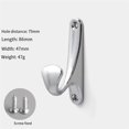 thumbnail image 2 of 2Pcs Towel Hanger Storage Hooks Metal Cloths Rack Bathroom Robe Hook Towel Bathrobe Metal Wall Hook Home Hooks, 2 of 5