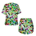 thumbnail image 5 of Xecao Colorful Tie Dye Stained Glass print Swimsuit for women, Summer-ready, sporty style.Quick-dry fabric. Many sizes & colors., 5 of 9