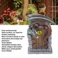 thumbnail image 3 of Puerta De Hadas En Miniatura, Simulación De Detalles Vívidos, Mini Puerta De Hadas De Resina Innovadora Y Ligera Para Accesorios De Jardín De Hadas, 3 of 7