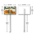 thumbnail image 4 of Eveokoki 12x8Inch Fall Aluminum Pumpkins Yard Stake,Decorative Garden Stakes with Pumpkin Patch Words Sign,Pumpkin Decoration for Holiday Autumn Harvest Thanksgiving Halloween, 4 of 4