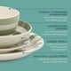 thumbnail image 3 of Juego de vajilla Gibson Home Kenwood Shores, 16 piezas, gres verde, 3 of 6