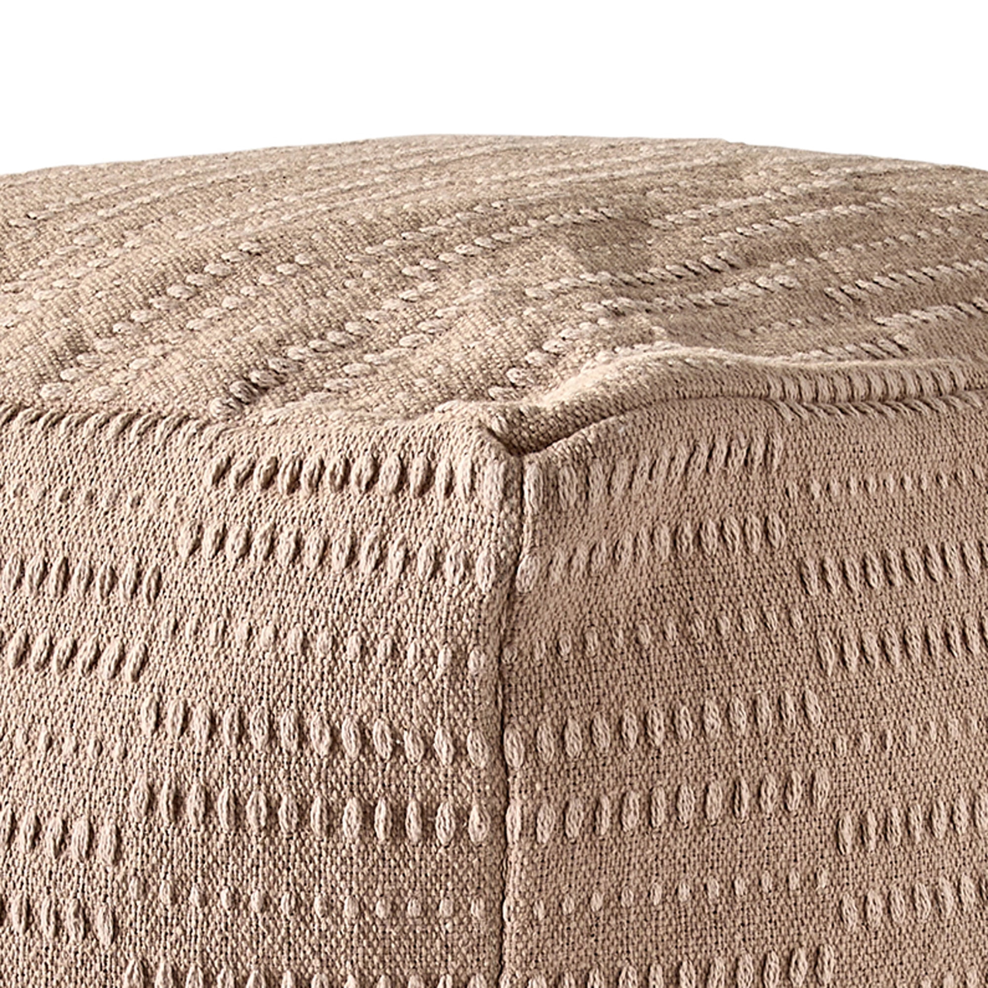 Better Homes & Gardens Taylor Cotton Pouf Cover