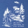 thumbnail image 6 of Wild Bobby We Don't Believe Either Bigfoot Unicorns Women Tri-Blend Racerback Tank Top, 6 of 6