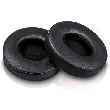 Replacement Ear Pads for Beats Solo 2 Solo 3 - Replacement Ear Cushions Memory Foam Earpads Cushion Cover for Solo 2 & Solo 3 Wireless Headphone (Black )