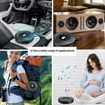 thumbnail image 2 of Reproductor de CD Bluetooth de 1500 MAh con Transmisor FM, Auriculares, Entrada AUX, USB, Antisaltos, Disco Compacto Portátil para Coche., 2 of 5
