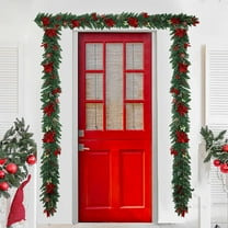 PALIFEUR Christmas Garland - Artificial Green Garland for Christmas Decorations, Christmas Garlands for Mantle Home Fireplace Indoor Outdoor Holiday Party Decoration, 6ft