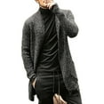 thumbnail image 4 of Fashion Men Long Sleeve Knit Pocket Cardigan Windbreaker Sweater, 4 of 5
