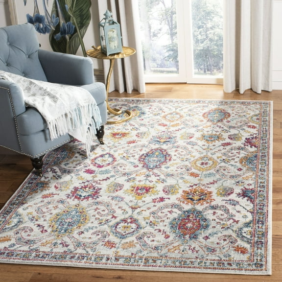 SAFAVIEH Evoke Lagrange Oriental Area Rug, Cream/Orange, 4' x 6'