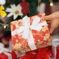 thumbnail image 4 of Rapeiae Vintage Kraft Paper Christmas Gift Box Packaging Paper Christmas Printed Gift Box Packaging Paper, 4 of 6