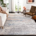 thumbnail image 2 of SAFAVIEH Dream Urban Abstract Area Rug, Grey/Blue, 6'7" x 6'7" Square, 2 of 12