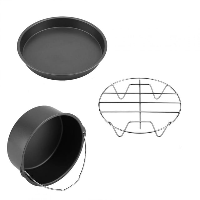 Étagère à Pain Durable Accessoires et Pièces pour Friteuse à Air Chaud, Ensemble d'Accessoires pour Friteuse, pour Rôtir et Frire à Air