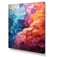 thumbnail image 2 of Designart "Chromatic Delirium Opt Art wall art VII" Abstract Canvas Wall Art, 2 of 5