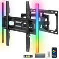 thumbnail image 1 of Soporte de Pared para TV PERLESMITH de Movimiento Completo con Luces LED para Pantallas de 28-65", 1 of 7