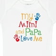 thumbnail image 4 of Inktastic Mimi and Papa Love Me Boys or Girls Baby Bodysuit, 4 of 5