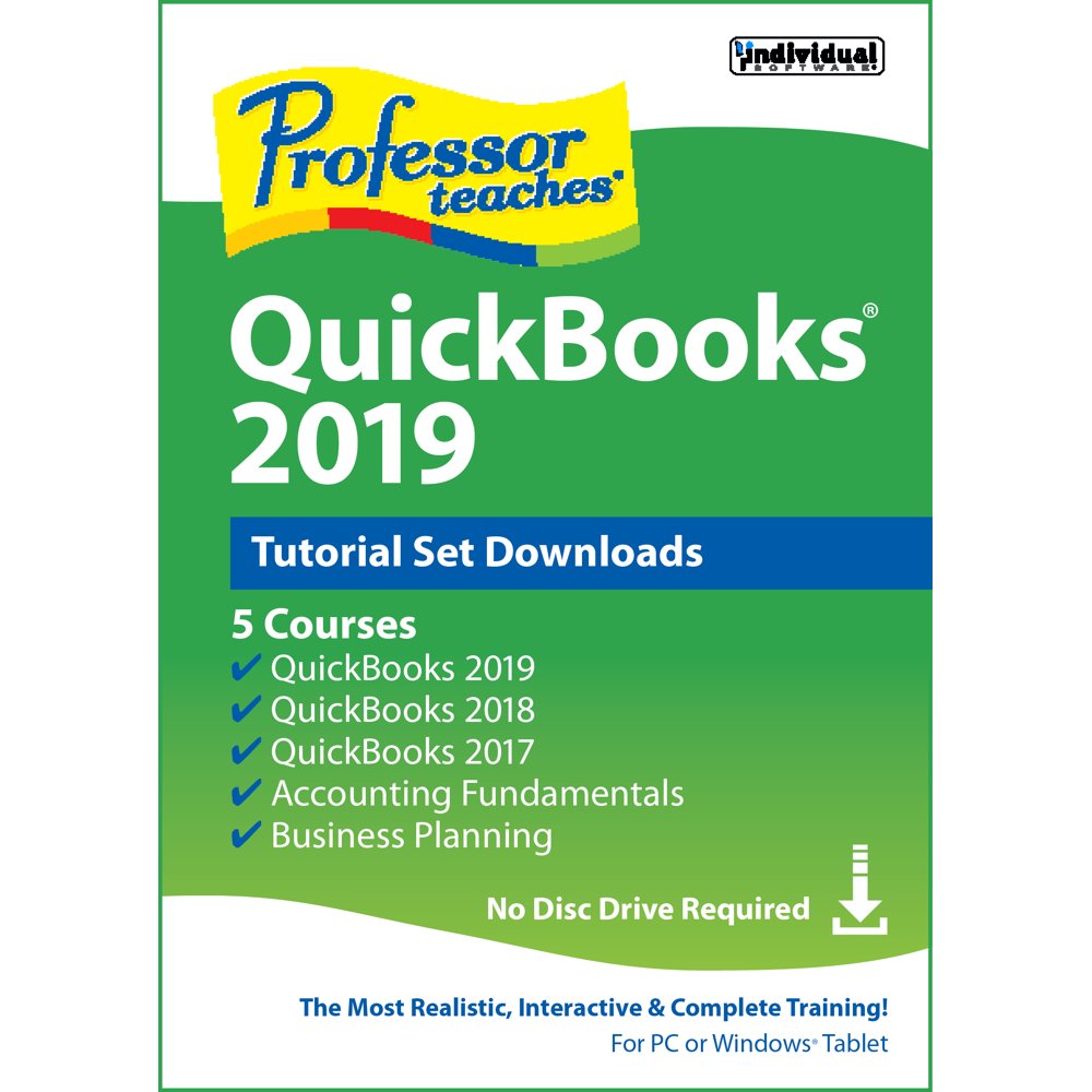 PROF TEACHES QUICKBOOKS 2019 SET (Email Delivery ...