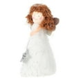 thumbnail image 2 of White Christmas Angel Tree Topper for Decoration PVC Plush Material Adds Festive Atmosphere 1Pc, 2 of 8