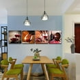 thumbnail image 3 of Canvas Wall Art For Kitchen Dining Room Wall Decor Wine Glass Wall Pictures Still Life Wine Fruit Goblet Canvas Prints Artwork Bar Wall Paintings Restaurant Wall Decorations Home Decor 4 Piece Set, 3 of 6