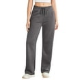 thumbnail image 3 of Pinspark Wide Leg Sweatpants for Womens High Waisted Casual Lounge Yoga Pants Comfy Loose Fit Work Pants with Drawstring, 3 of 8