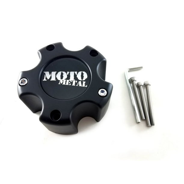 Moto Metal Matte Black Custom Wheel Center Hub Cap 4.75