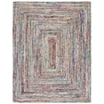 thumbnail image 2 of SAFAVIEH Braided Daphne Geometric Cotton Reversible Area Rug, Ivory/Multi, 10' x 14', 2 of 11