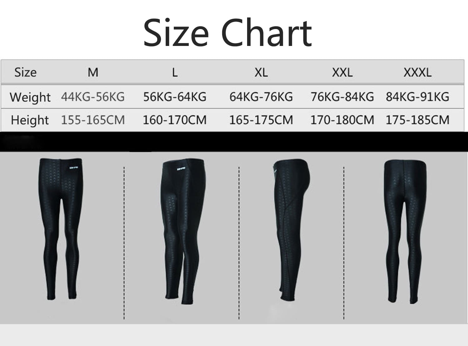Csndyce Quick-Dry Swim Leggings for Women Men High Waist Swimming Pants Surfing Sun-Resistant Female