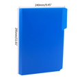thumbnail image 3 of Milue 6/18/36Pack A4 Plastic File Folders with Dustproof Design and Index Labels, 3 of 16