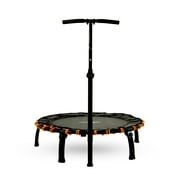 SKYFITNESS Fitness Rebounder with Adjustable Foam Handle, Exercise Trampoline for Adults