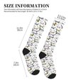 thumbnail image 2 of Lsque Dachshund Dog Puppy Pattern Sport Compression Socks for Men & Women 15-20 mmHg Knee High Nurse Pregnant Running Medical and Travel Athletic, 2 of 6