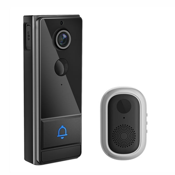 Pisexur Electronics para hombres, timbre visual inteligente inalámbrico, timbre con video remoto Tuya, IP65, impermeable, intercomunicador doméstico, visión nocturna HD, WiFi, timbre de seguridad, mo