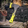 thumbnail image 4 of LEXIVON V10 Camping Hatchet, 10-Inch Axe | Ergonomic TPR Grip, Lightweight Fiber-glass Composite Handle | Protective Carrying Sheath Included (LX-V10), 4 of 9