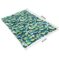 thumbnail image 4 of Blue Dinosaurs Camouflage Pattern Blanket,Comfortable Soft Lamb Wool Throw Blanket,All Season,Warm Lightweight Blankets for Sofa Bed Couch Living Room Chair,40"x50", 4 of 4