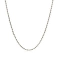 thumbnail image 2 of Sterling Silver 1.4mm Diamond Cut Rope Style Chain 22 in, 2 of 4