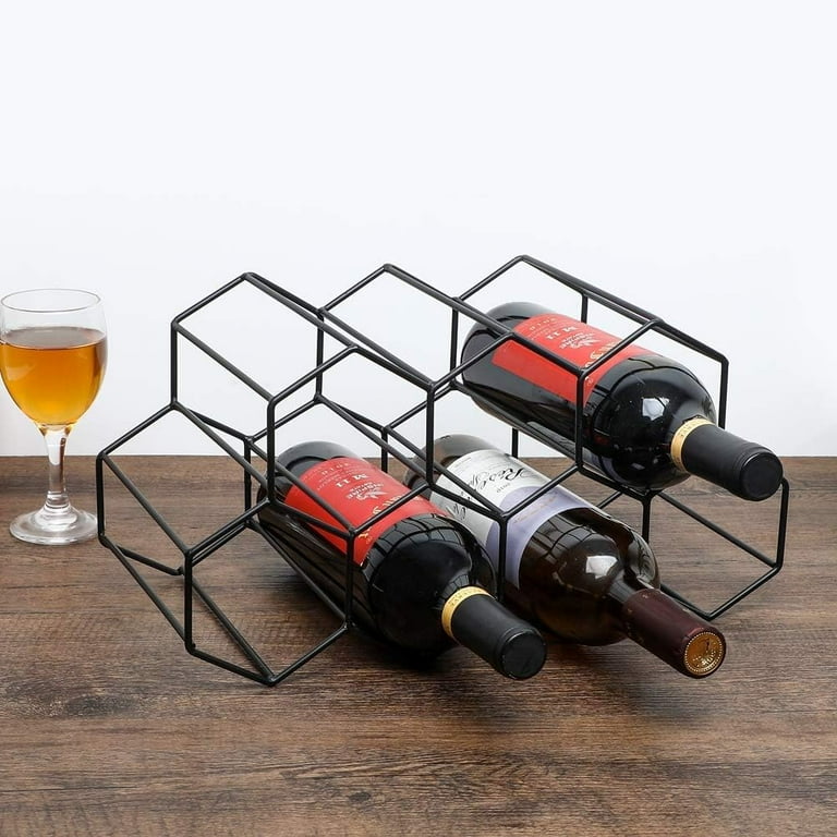 Small black wine rack sale