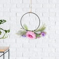 thumbnail image 5 of jojofuny Spring Floral Wreath Imitation Flower Decor Multi 1Set 14.2X10.2in, 5 of 8