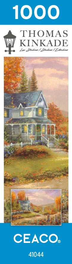 Ceaco 1000-Piece Thomas Kinkade Autumn at Apple Hill Interlocking Jigsaw Puzzle